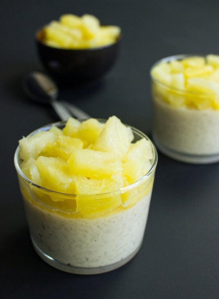 Vegan Coconut Rice Puddings | Hurry The Food Up