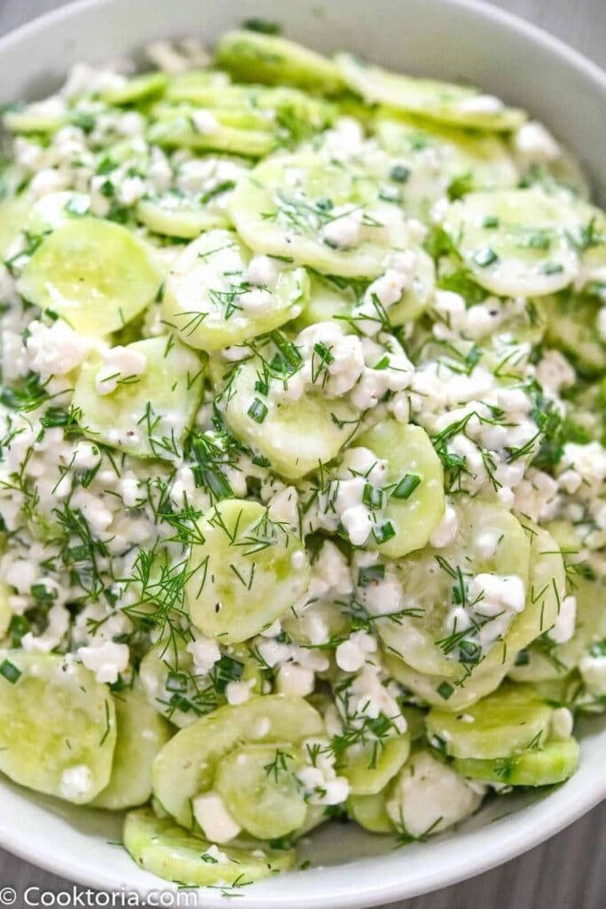 Cucumber Tzatziki - Cottage Cheese Recipes | Hurry The Food Up