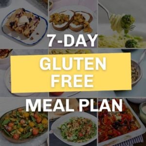 vegetarian gluten free meal plan