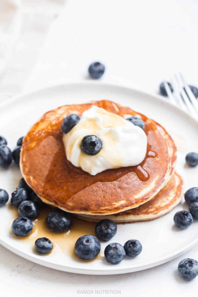 Protein Cottage Cheese Pancakes - Cottage Cheese Recipes | Hurry The Food Up