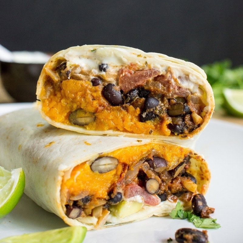 sweet potato burrito