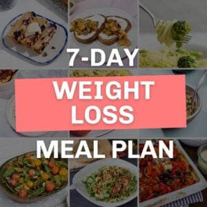 vegetarian weight loss meal plan